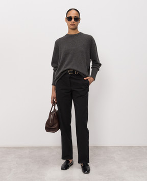 The Row Odelle grey cashmere jumper 11086Y973