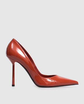 Le Silla Terracotta patent leather Bella shoes 4215C090BXPPGSM