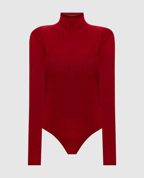 Wolford Red bodysuit with long sleeves 79316