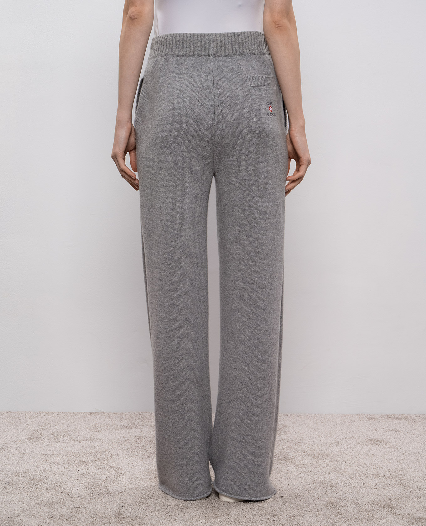 

Gray cashmere and wool pants Casablanca, Grey