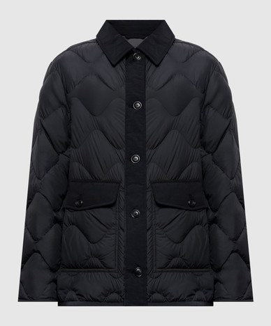 Dark gray down jacket
