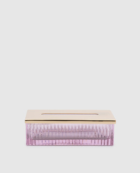 Treesseci Pink Crystal Napkin Holder Elegance EL70AROGD