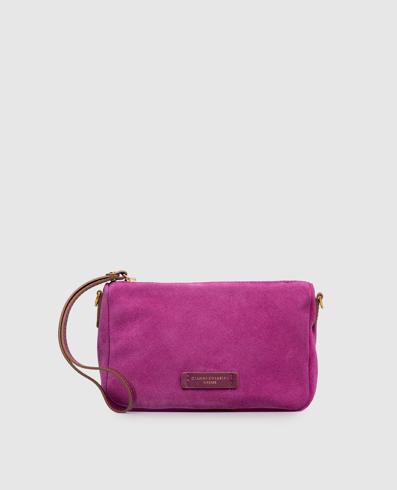 

Purple suede Nora bag Gianni Chiarini, Violet