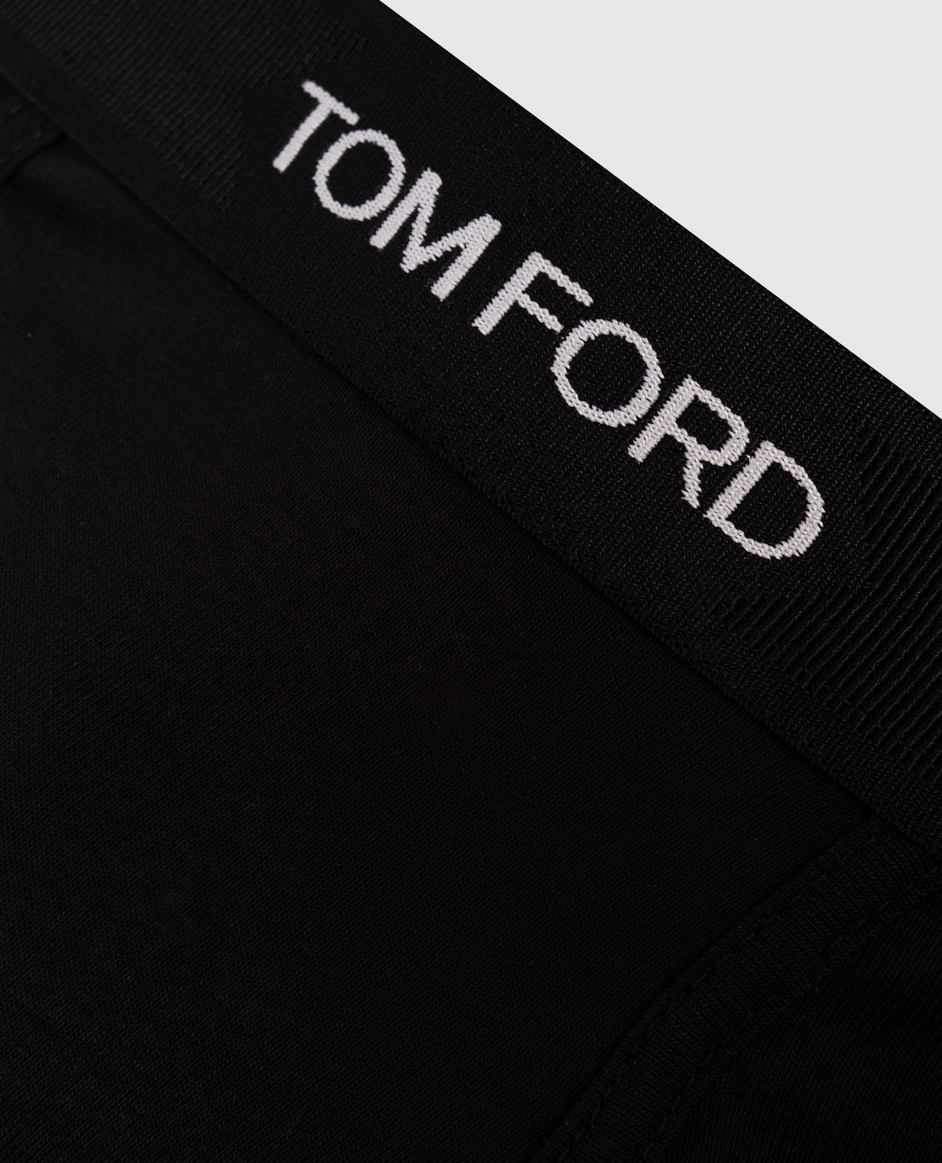 Black boxer briefs with contrast logo pattern Tom Ford 3