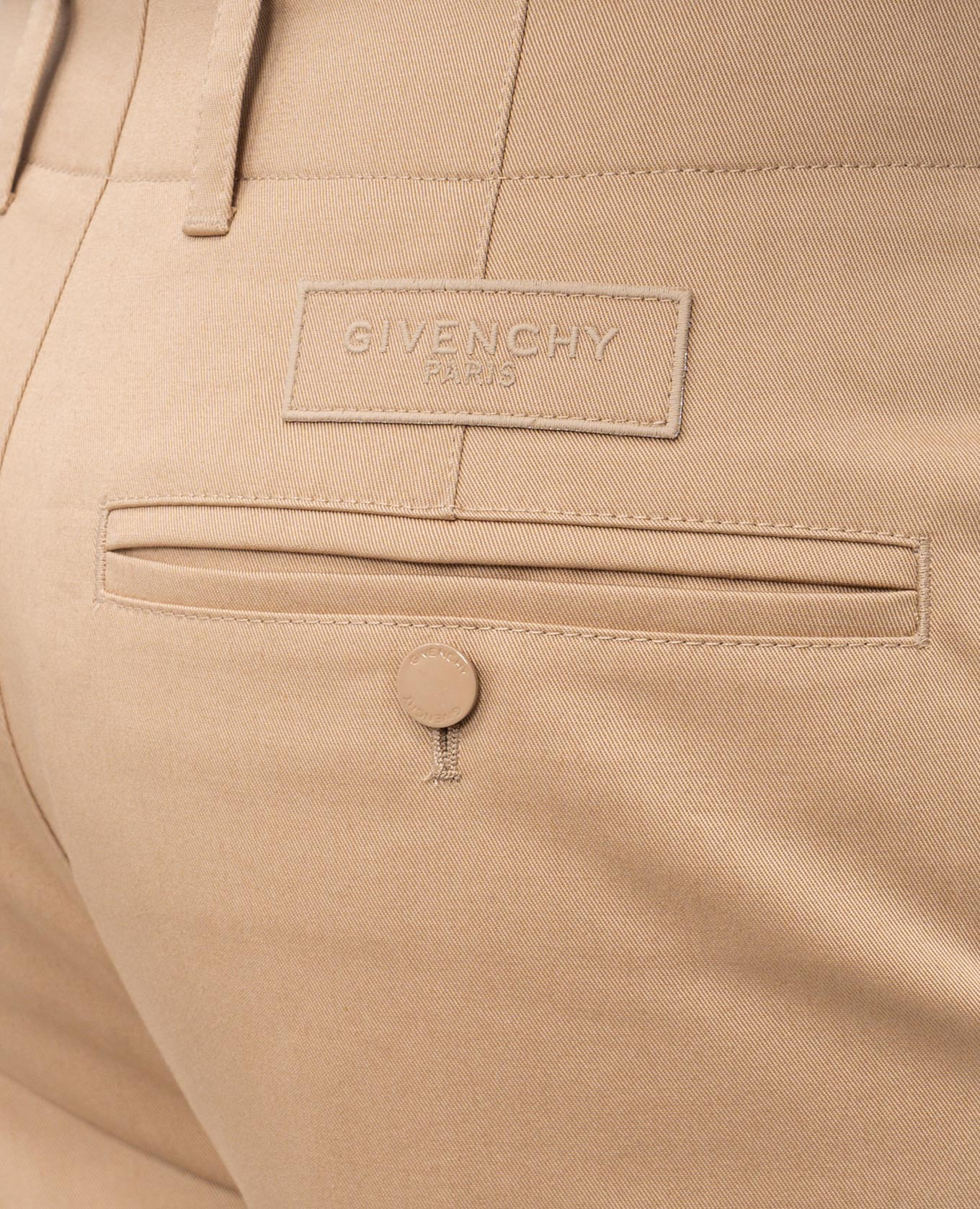 Beige pants with logo Givenchy 5