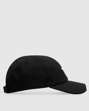 SSHEENA Black cap with embroidered emblem 26FWBASEBALLCAPTF26030