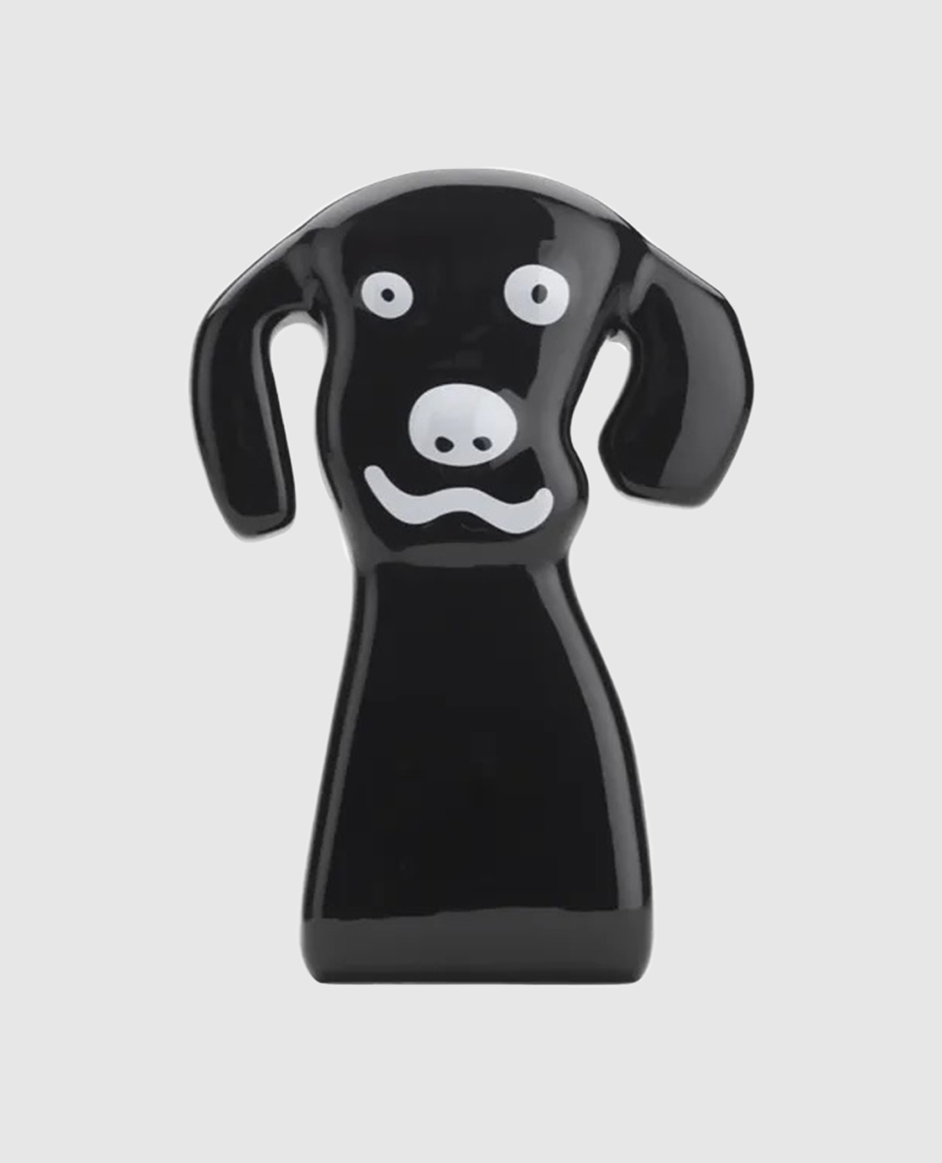 

Black ceramic vase Bozo Qeeboo, White