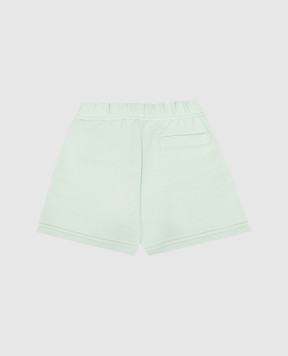 Palm Angels Children's green shorts PB6X003S26FLE001