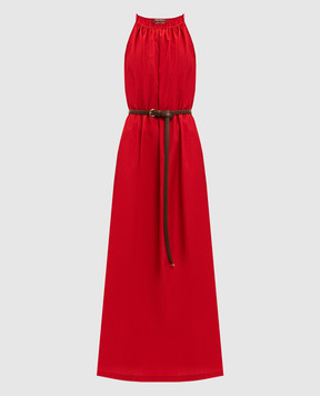 Max Mara Red dress with a belt MSTZUPPA