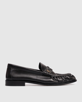 Saint Laurent Black leather loafers 83947125VAA