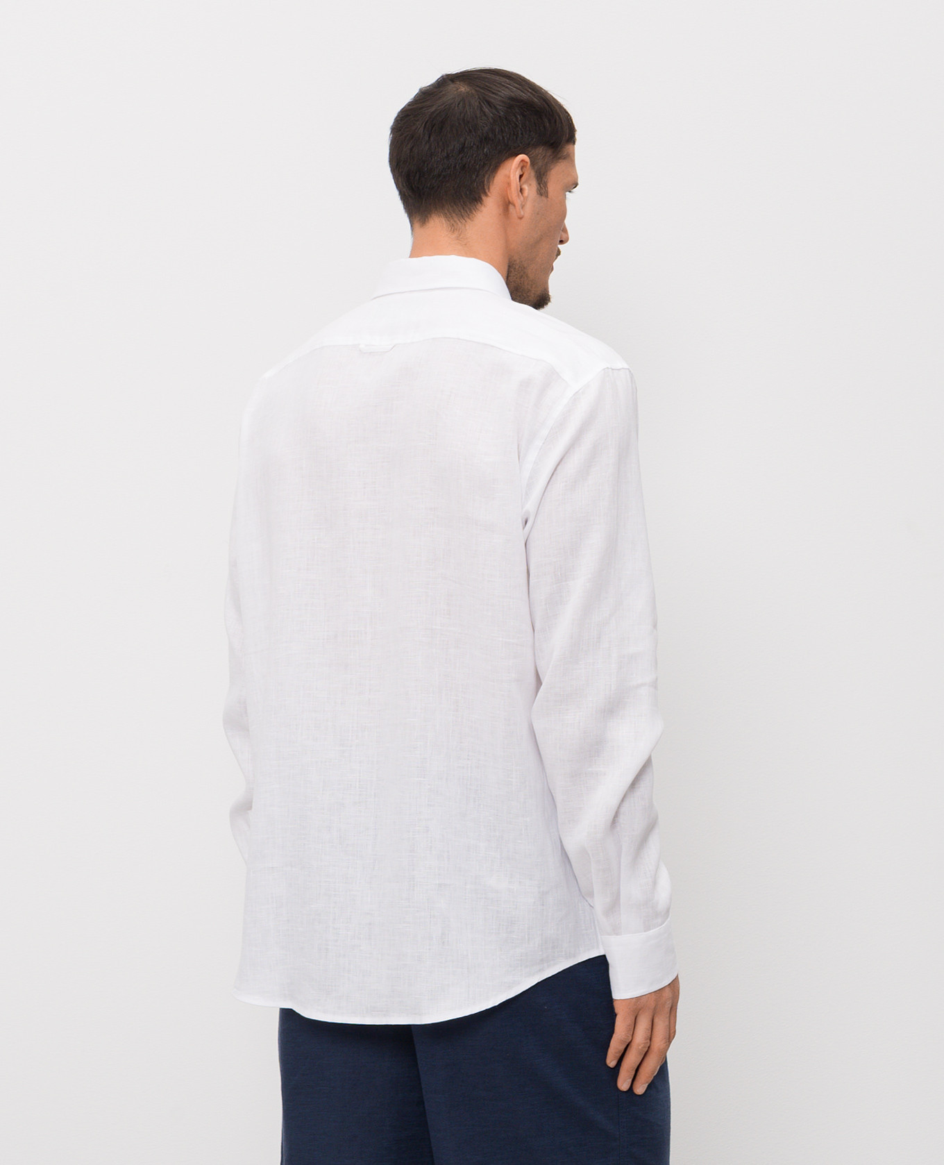 

White linen shirt Trussardi