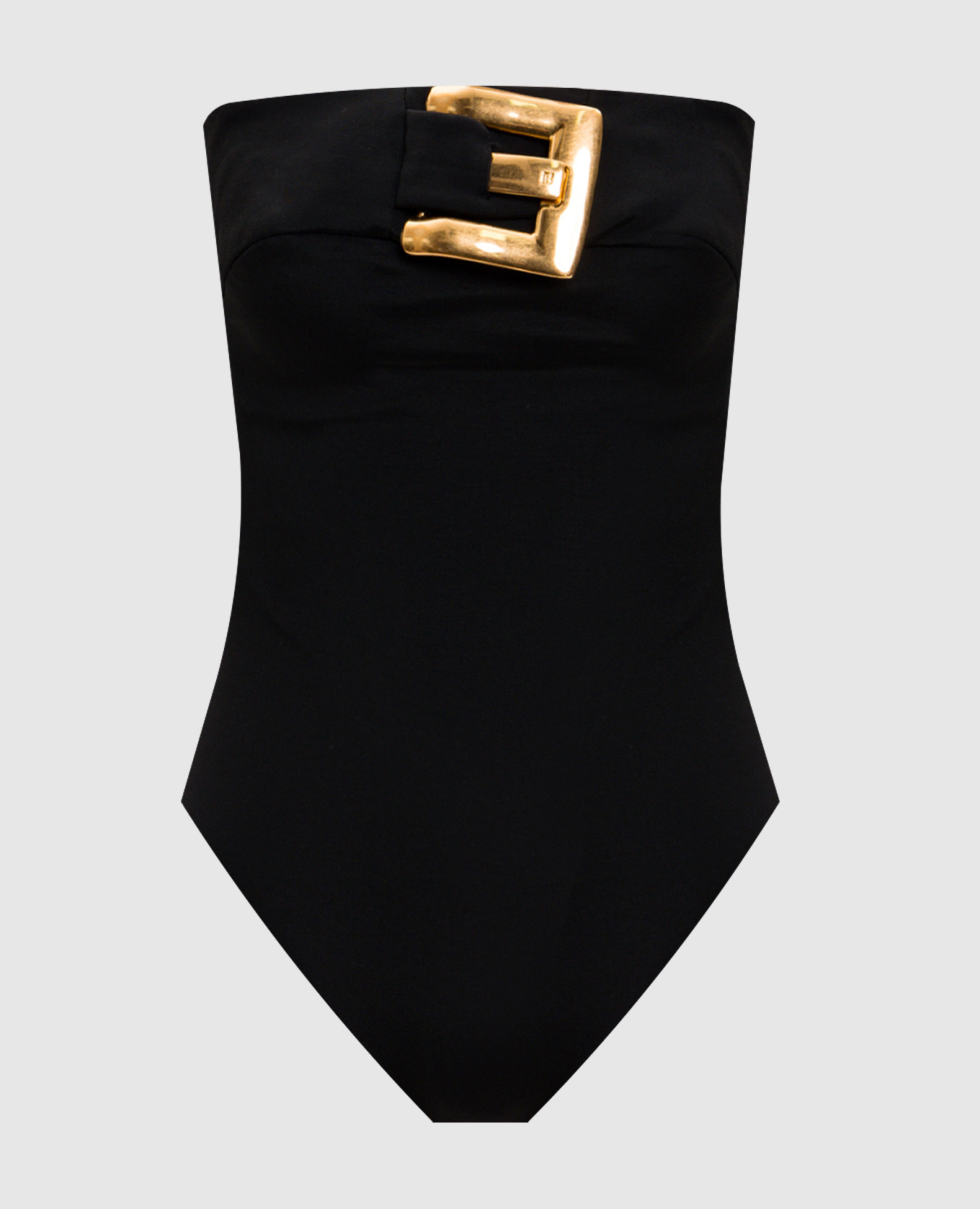 

Black bodysuit with buckle Balmain