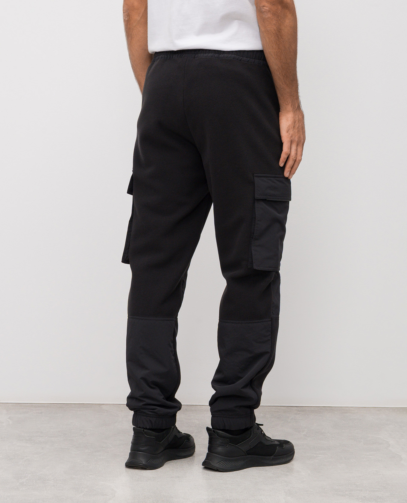 

Black cargo joggers with logo patch Moncler Grenoble