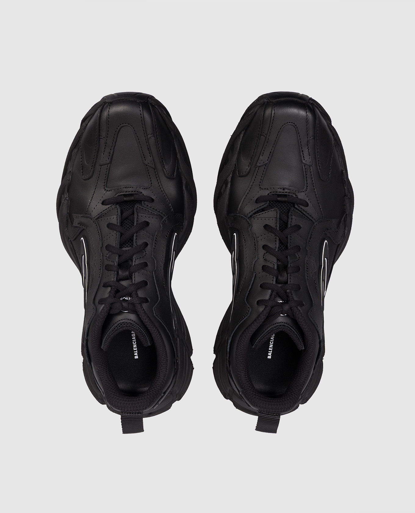 

Black leather Monday sneakers Balenciaga
