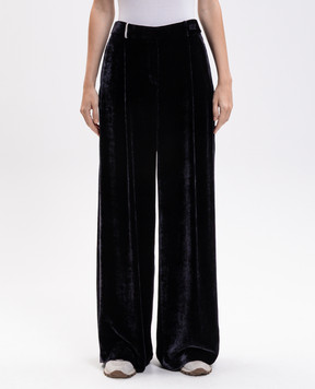 Peserico Blue velvet pants E0448803952