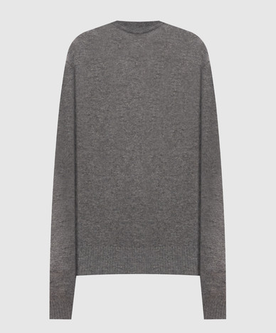 Gray cashmere sweater
