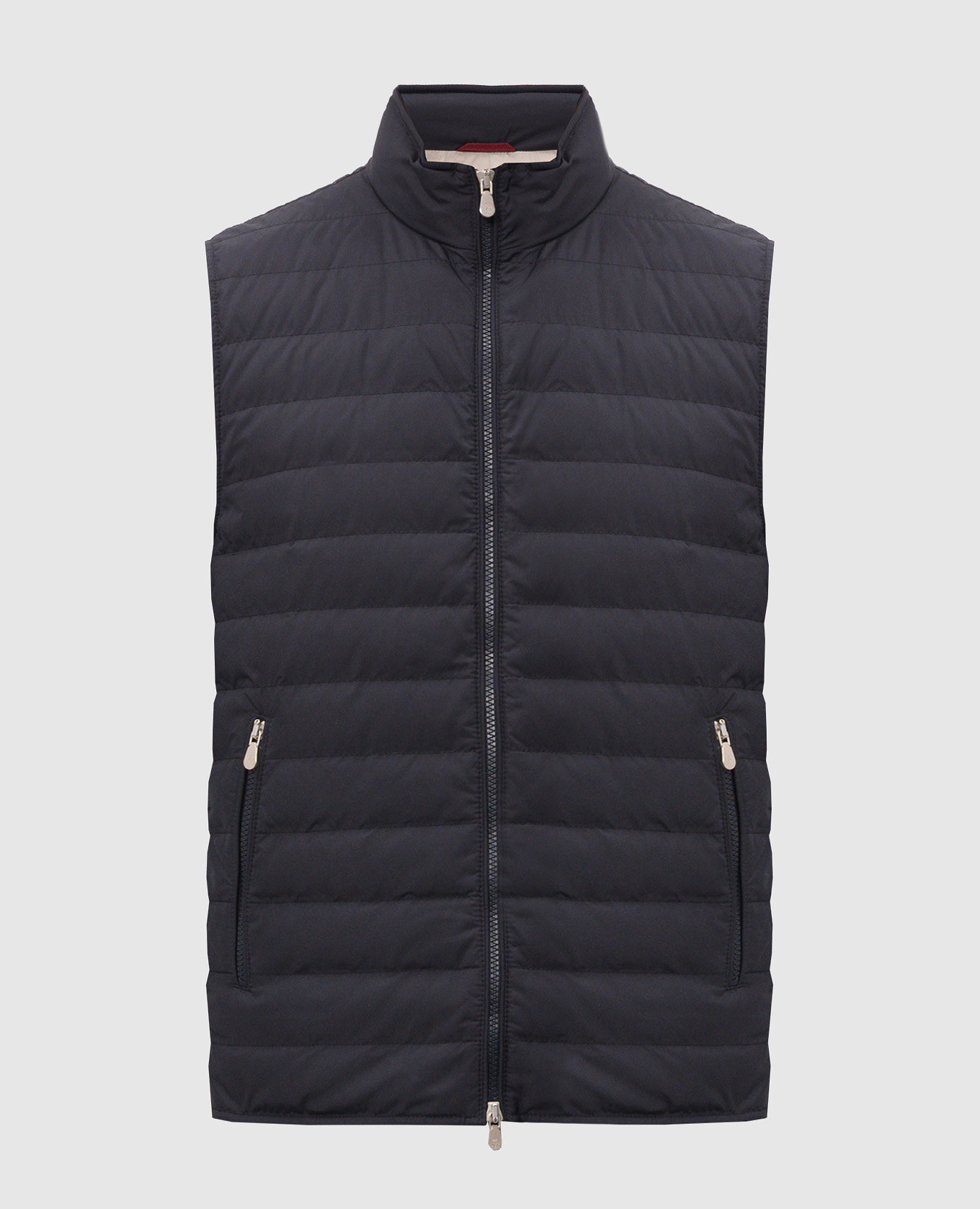 Blue down vest