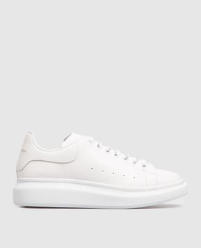Alexander McQueen White Oversized perforated leather sneakers 553680WIAIG