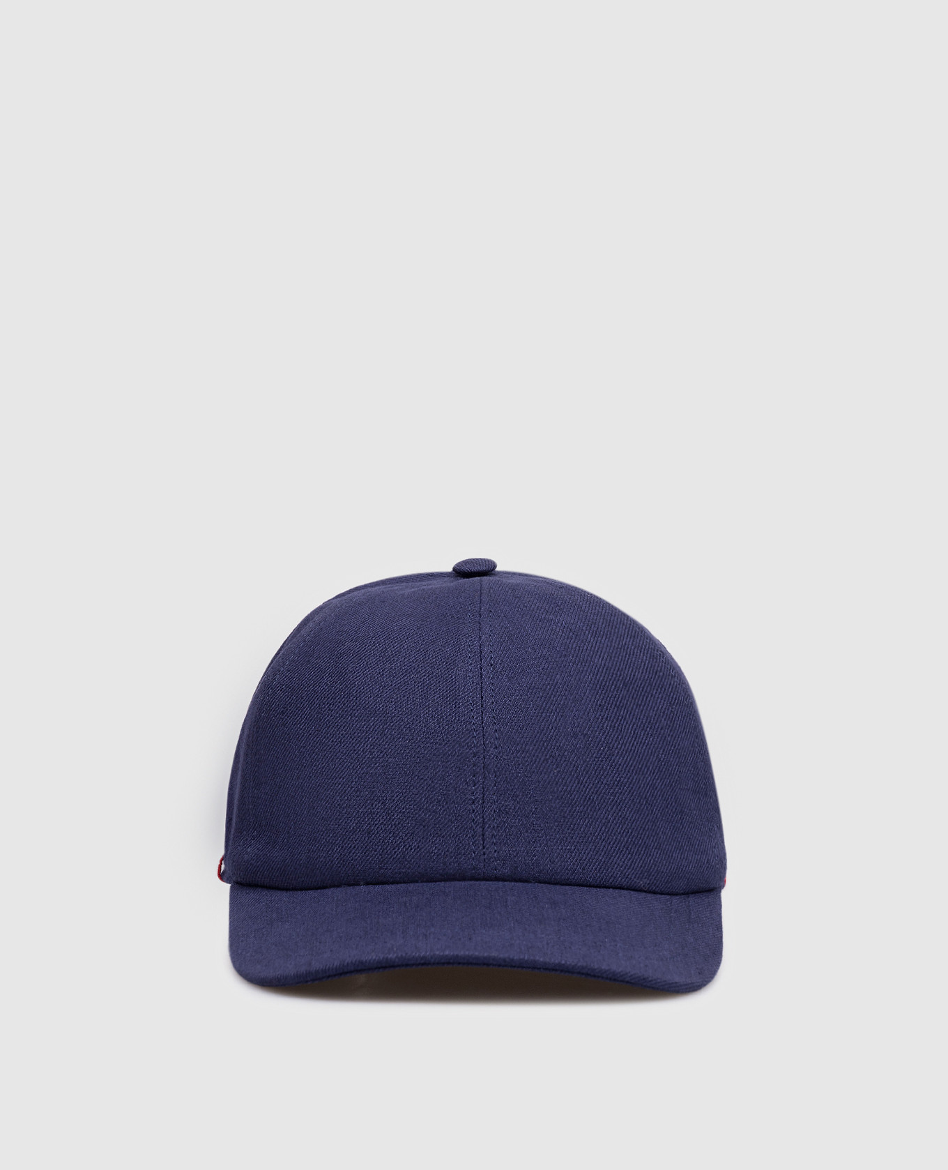 

Blue linen cap ISAIA