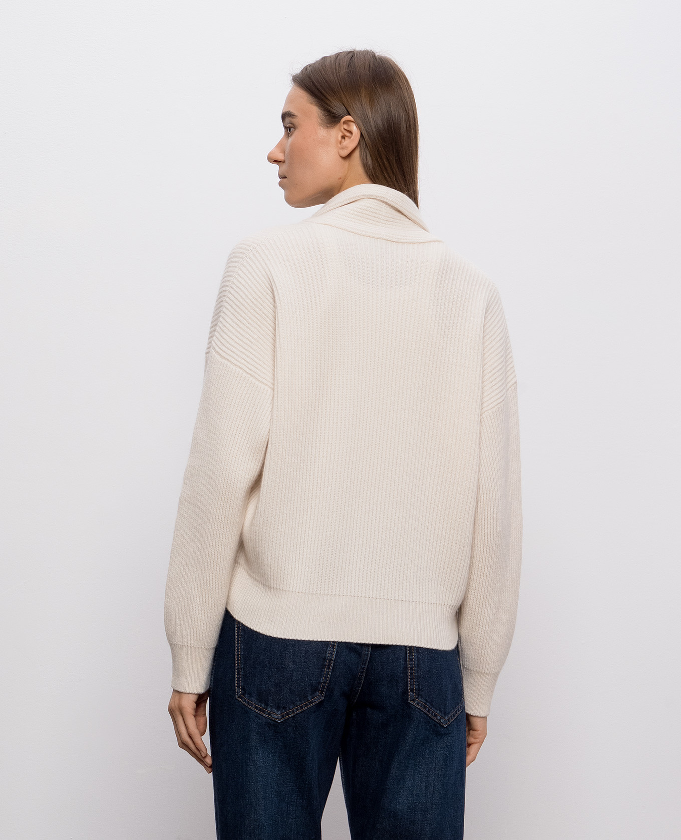 

Ivory cashmere cardigan Brunello Cucinelli, Beige