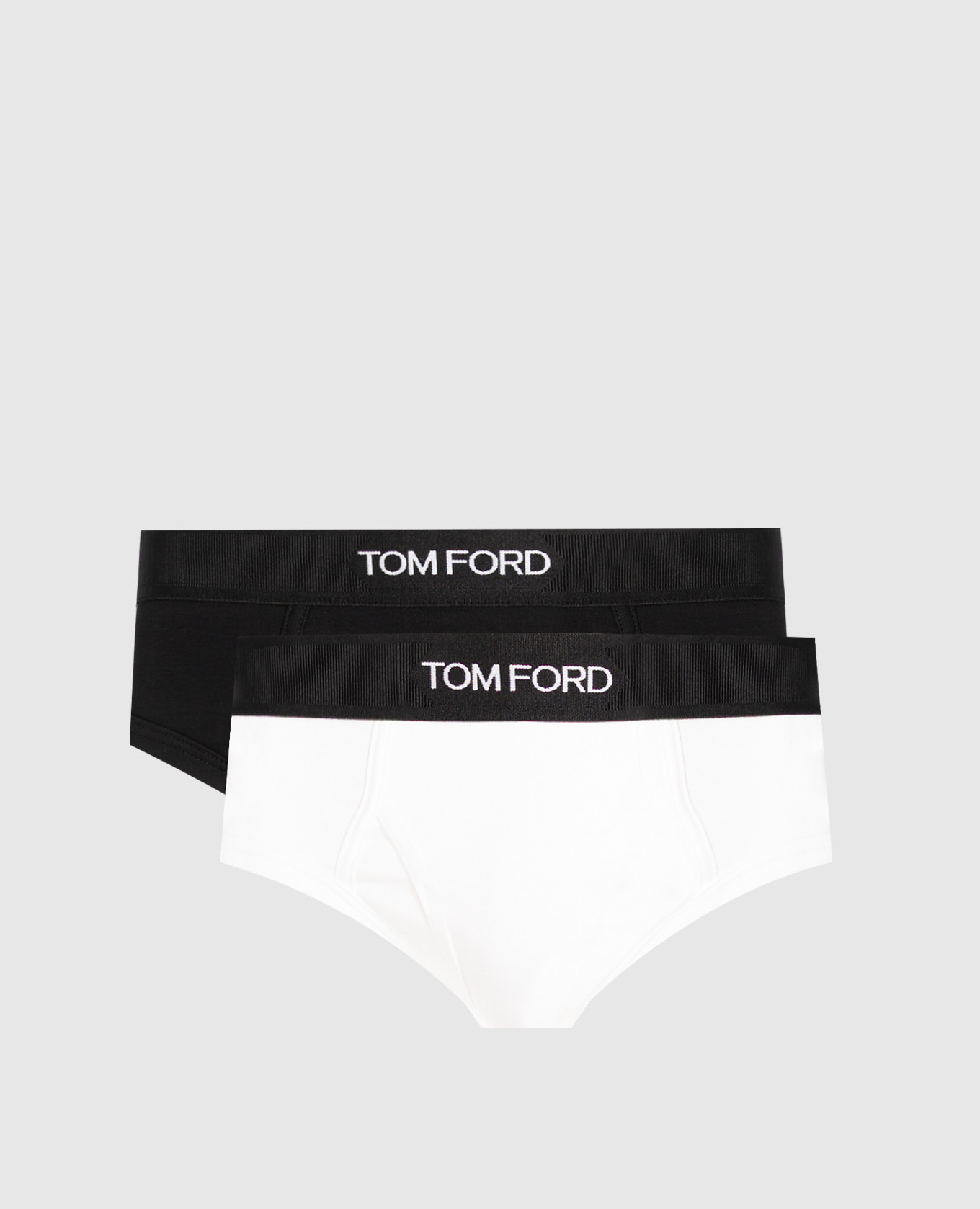 Logo patterned brief set