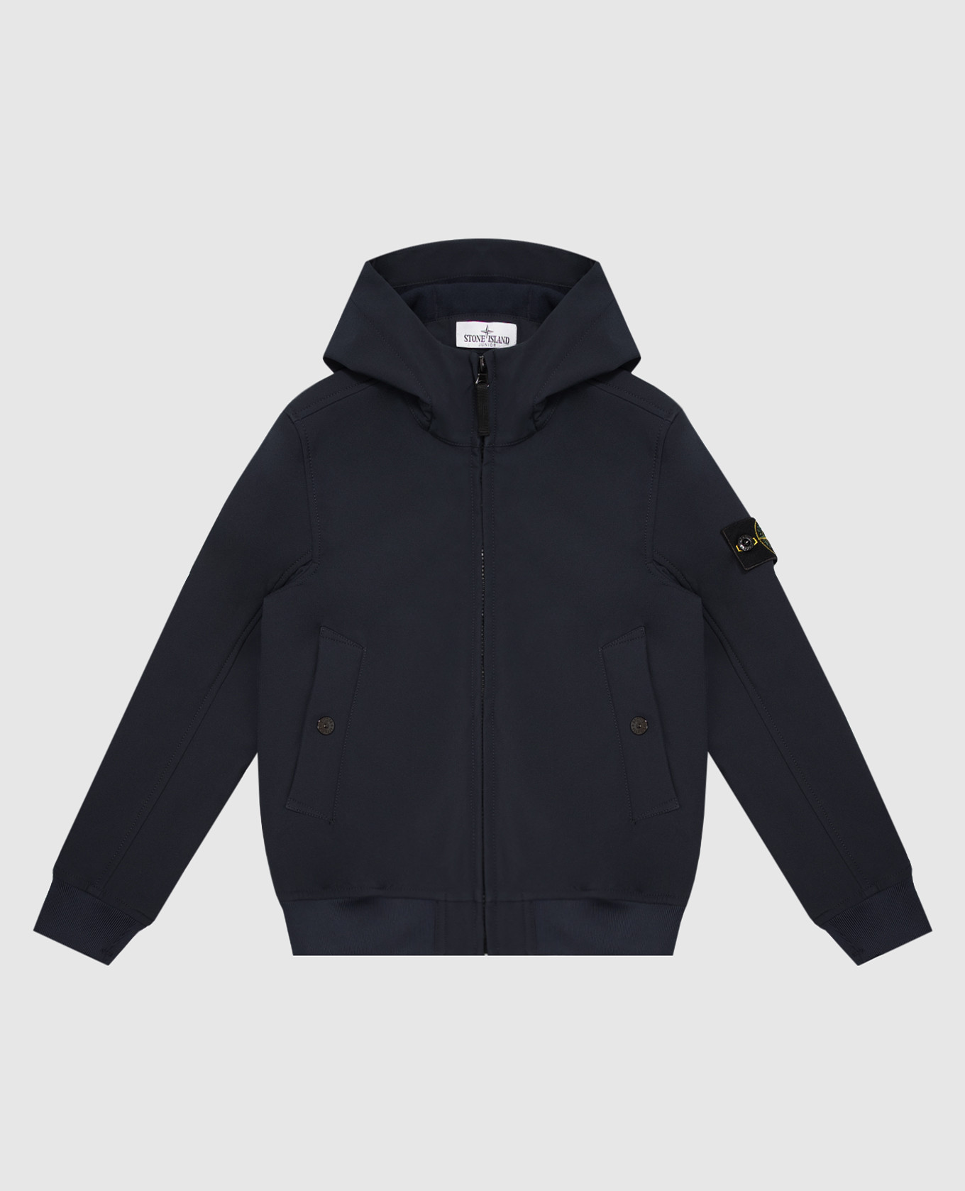 Children's blue jacket with hood