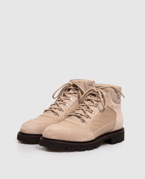 Peserico Beige leather boots R79088C0CC926