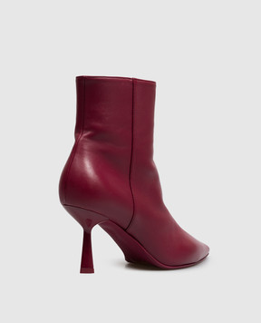 AGL Pink leather ankle boots Alla ALLABOOTIE