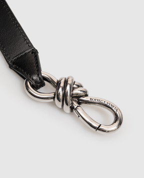 Bottega Veneta Andiamo black leather belt 855245VCPP5