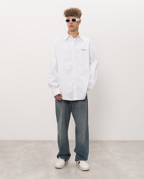 Off-White Bacco Arrow white shirt 44MGE055F26F002