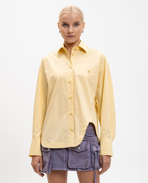 The Attico Yellow shirt with emblem 260WCH00014CCC052AA