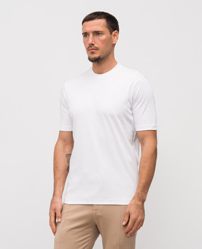 Stefan Brandt White T-shirt ELI DELUXE ELIDELUXE185