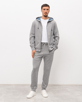 ISAIA Grey melange sports jacket MFRI18J0300