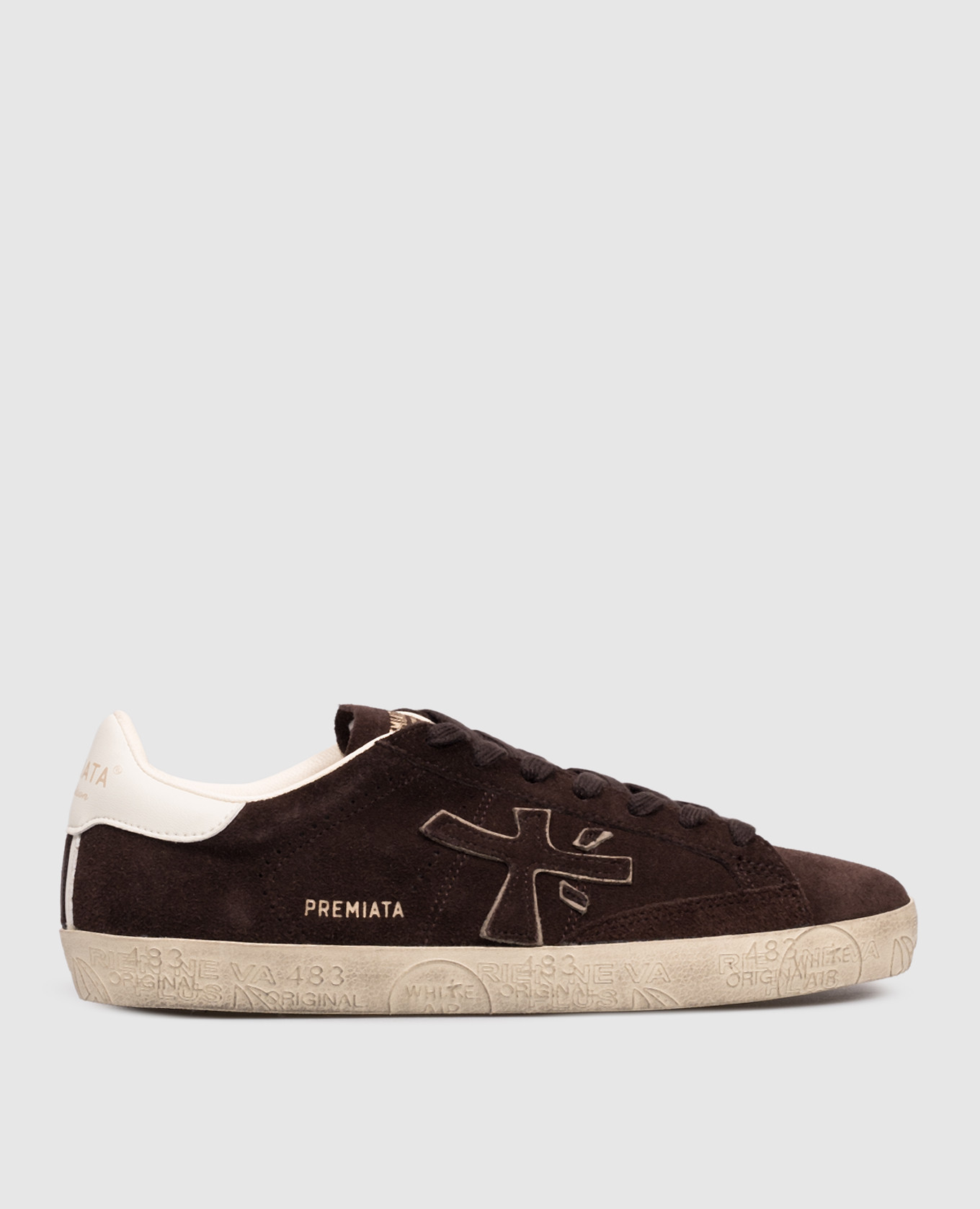 

Brown suede sneakers STEVEND Premiata