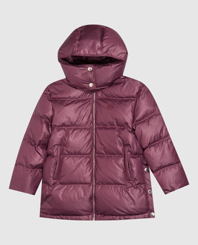 Dolce&Gabbana Children's purple down jacket L5JBT1G7Q2E26