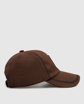Iceberg Brown cap with logo applique 71006967