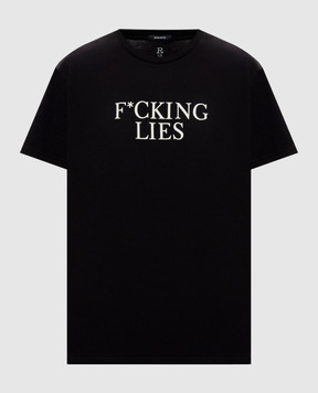 R13 Black T-shirt R13WK001K165A