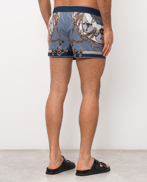 Dolce&Gabbana Swim shorts with branded print M4E48TON0CG