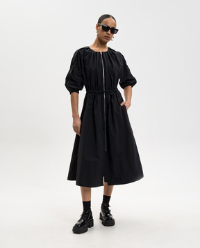 Juun.j Black midi dress JW6371W055