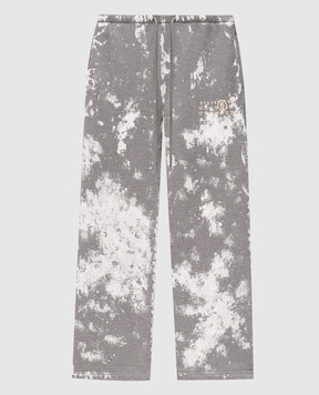 Maison Margiela MM6 Grey sweatpants with pint logo S62KB0263S25337
