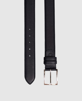Cashmere&Whiskey Blue leather belt DEER