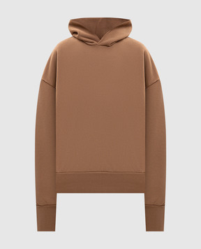 Fear of God Brown hoodie with logo patch FG25FW12121TER