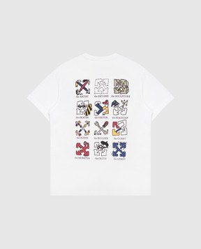 Off-White Children's white T-shirt with print 44BAA002F26J007