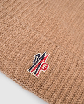 Moncler Grenoble ENFANT Children's brown wool hat K29573B00002M1241
