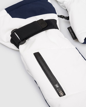 Stefano Ricci White ski gloves M6G5300010PA003R
