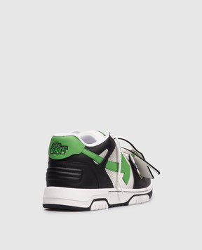 Off-White OUT OF OFFICE leather sneakers with emblem OMIA189S26LEA00A