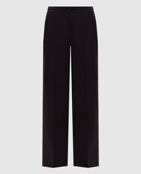 Magda Butrym Purple wool pants PANTS03113925