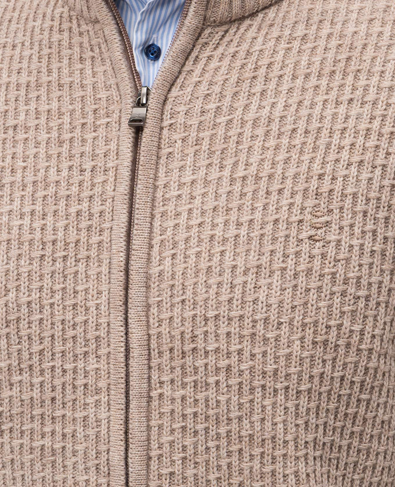 

Beige cardigan with wool Florentino