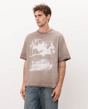 Off-White Dreaming Narciso beige t-shirt 44MAA120F26J015