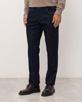 Scissor Scriptor COSTANTINO blue jeans with logo patch COSTANTINOT3621464